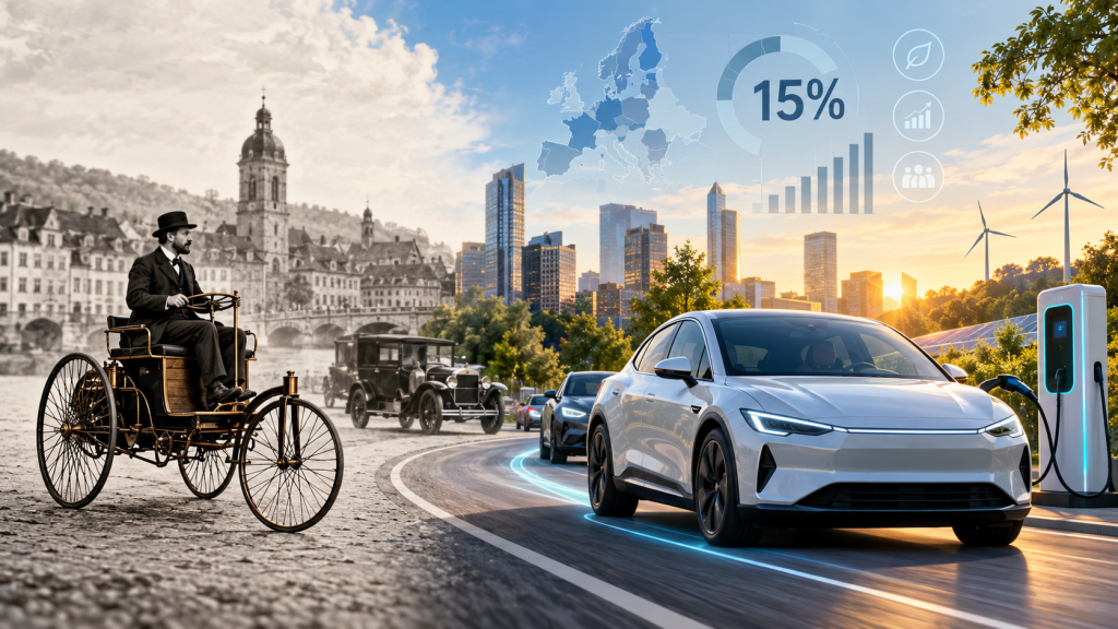 Davide Pellegrinelli

Era il 3 luglio del 1886, a Mannheim, Karl Benz portò per la prima volta la sua Patent‑Motorwagen fuori dall’officina: era la prima volta nella storia che un mezzo fosse in grado di muoversi autonomamente su strada pubblica, senza cavalli o binari. Da quel momento, l’automobile è diventata uno dei simboli più potenti del progresso. Ingegneri e visionari di tutta Europa svilupparono la propria interpretazione di automobile: a vapore, con il motore a scoppio alimentato a benzina, oppure elettrica.